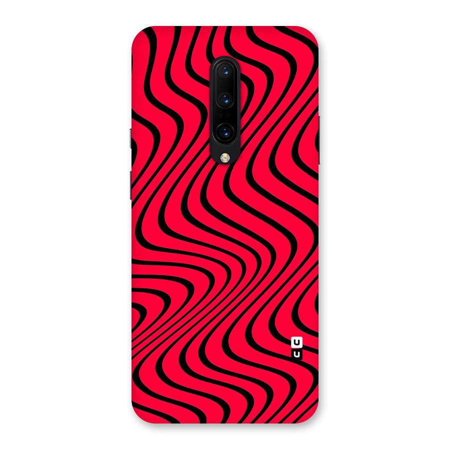 Waves Pattern Print Back Case for OnePlus 7 Pro