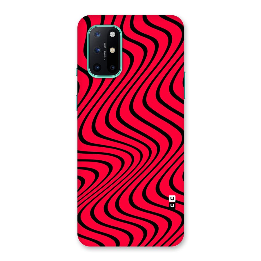 Waves Pattern Print Back Case for OnePlus 8T