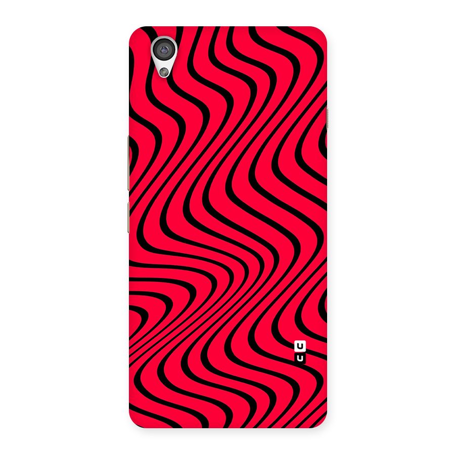 Waves Pattern Print Back Case for OnePlus X