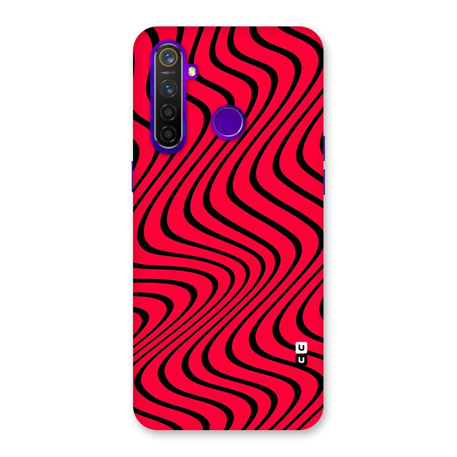 Waves Pattern Print Back Case for Realme 5 Pro