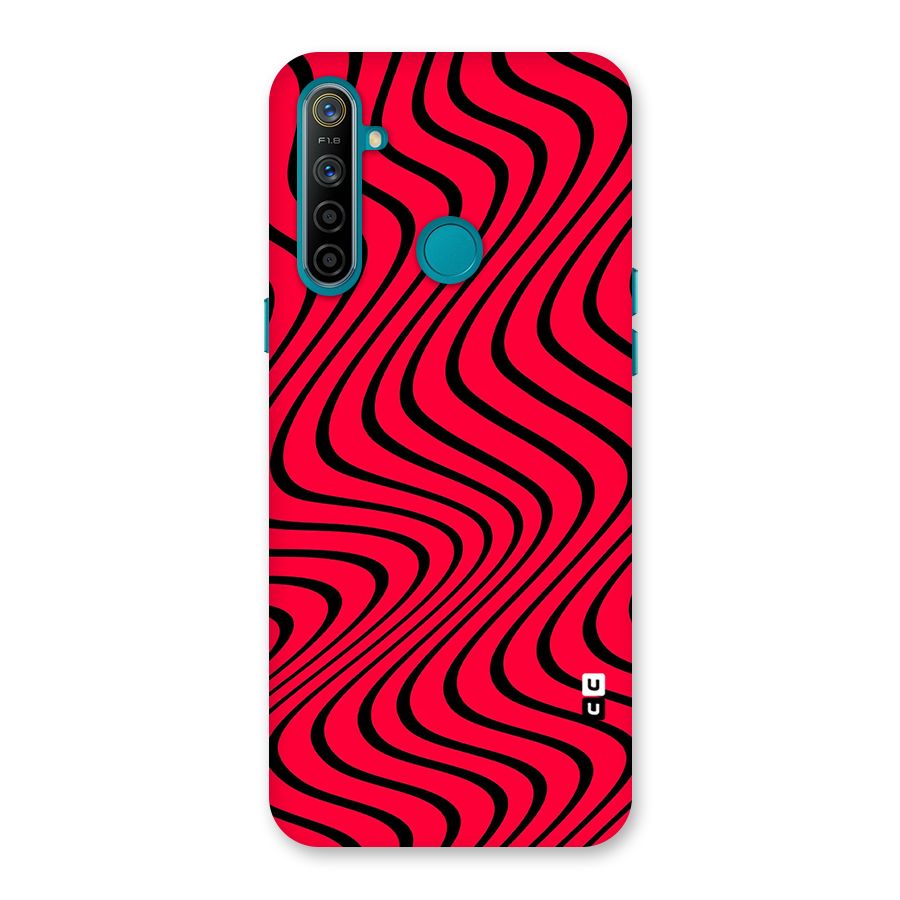 Waves Pattern Print Back Case for Realme 5i