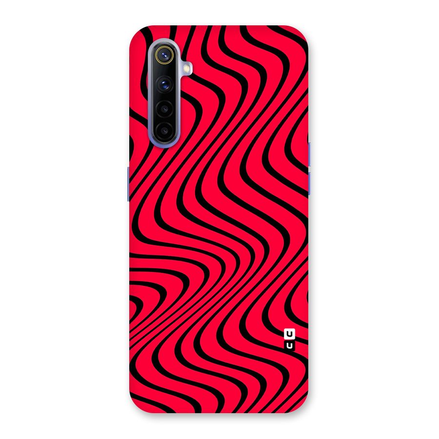 Waves Pattern Print Back Case for Realme 6i