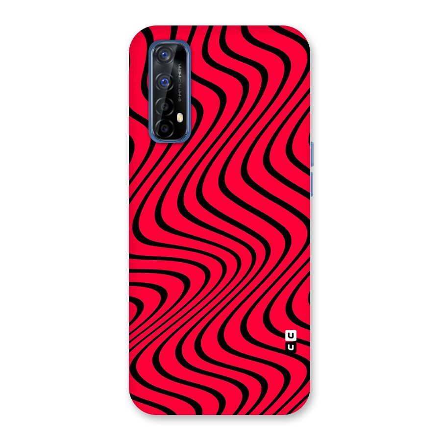 Waves Pattern Print Back Case for Realme 7