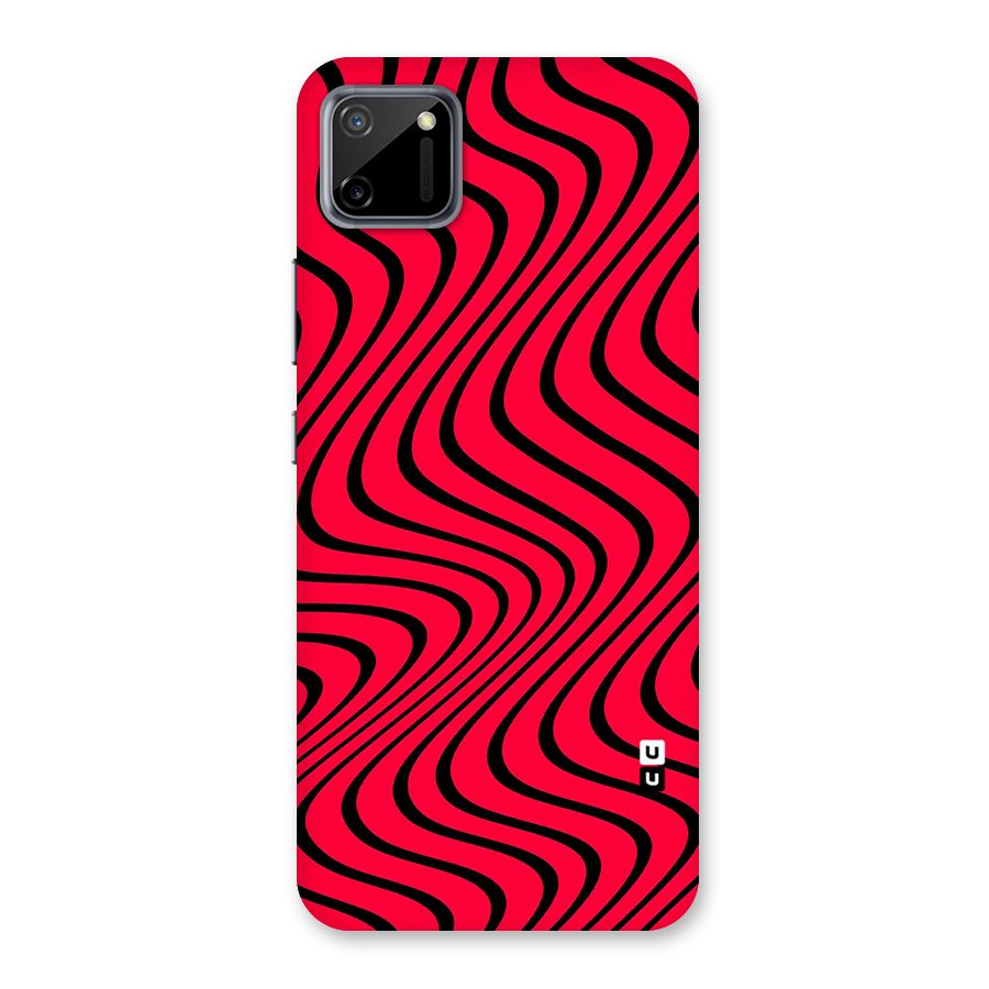 Waves Pattern Print Back Case for Realme C11