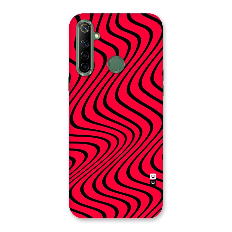 Waves Pattern Print Back Case for Realme Narzo 10