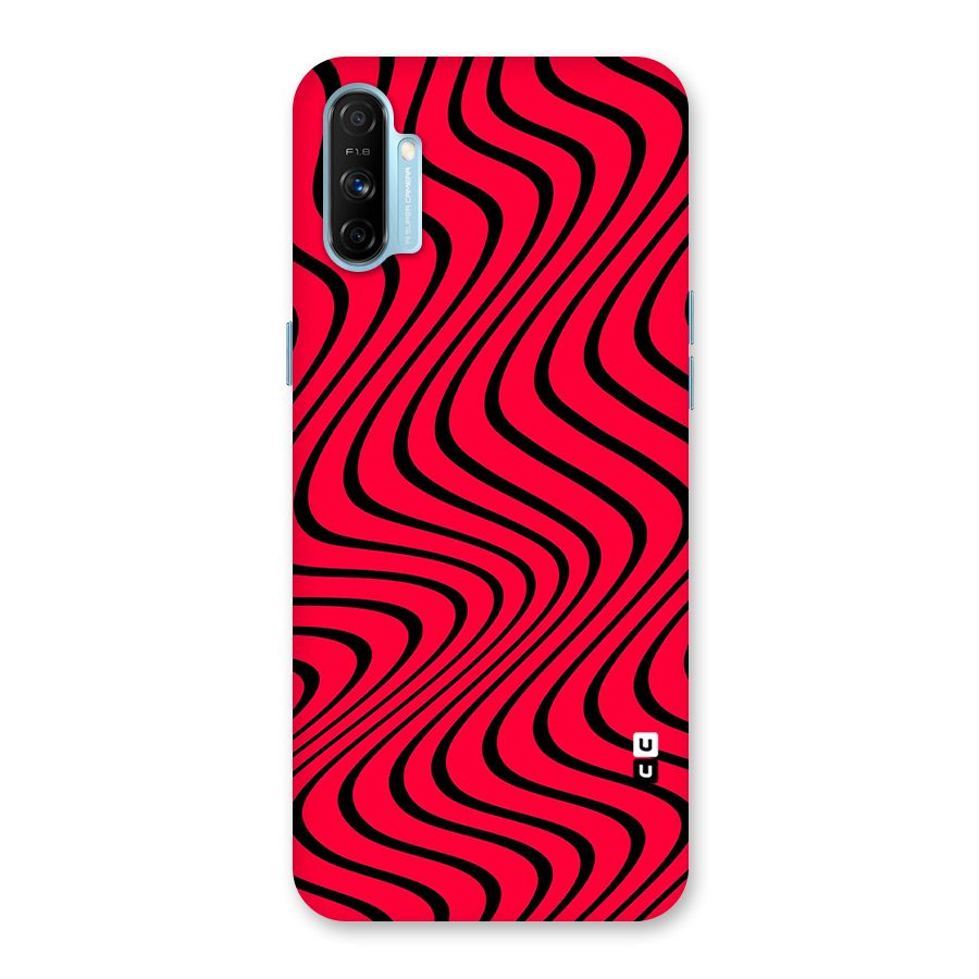 Waves Pattern Print Back Case for Realme Narzo 20A