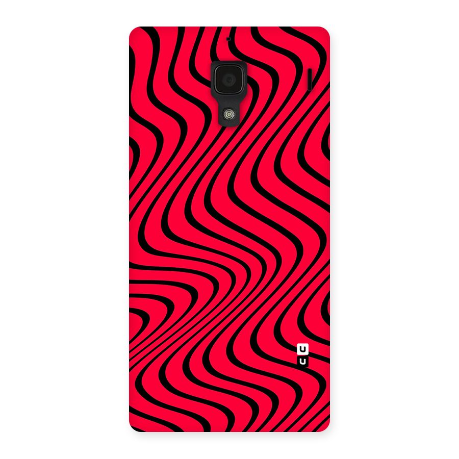 Waves Pattern Print Back Case for Redmi 1S