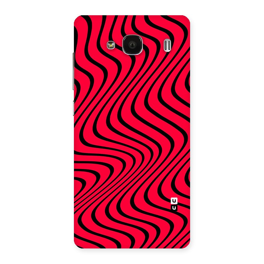 Waves Pattern Print Back Case for Redmi 2s