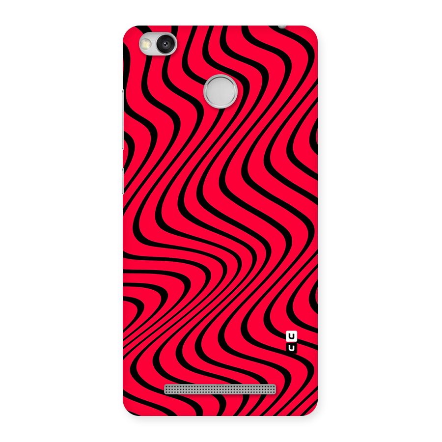 Waves Pattern Print Back Case for Redmi 3S Prime