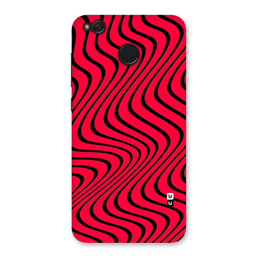 Waves Pattern Print Back Case for Redmi 4