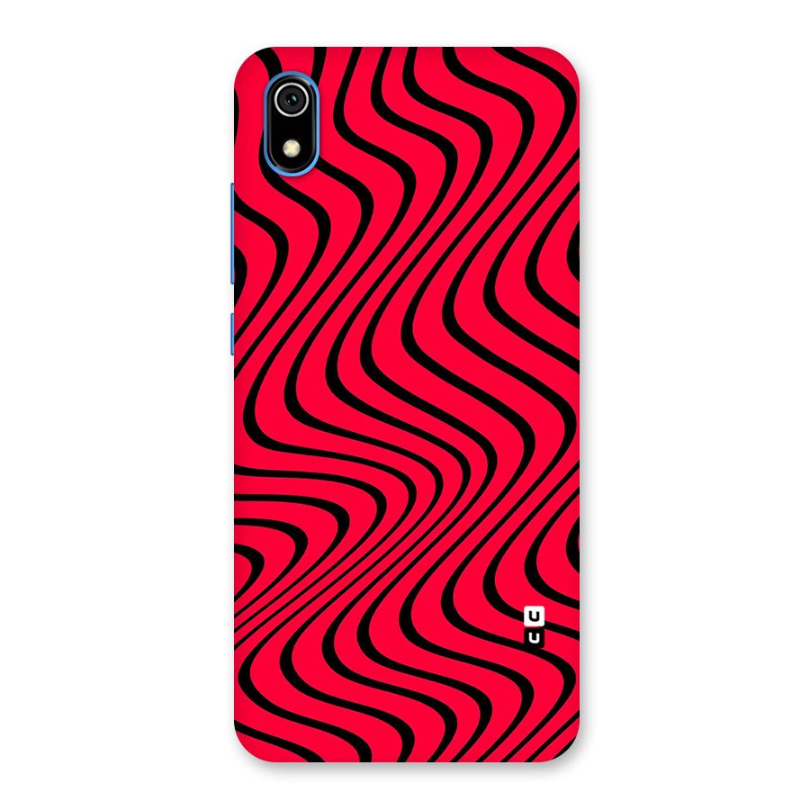 Waves Pattern Print Back Case for Redmi 7A
