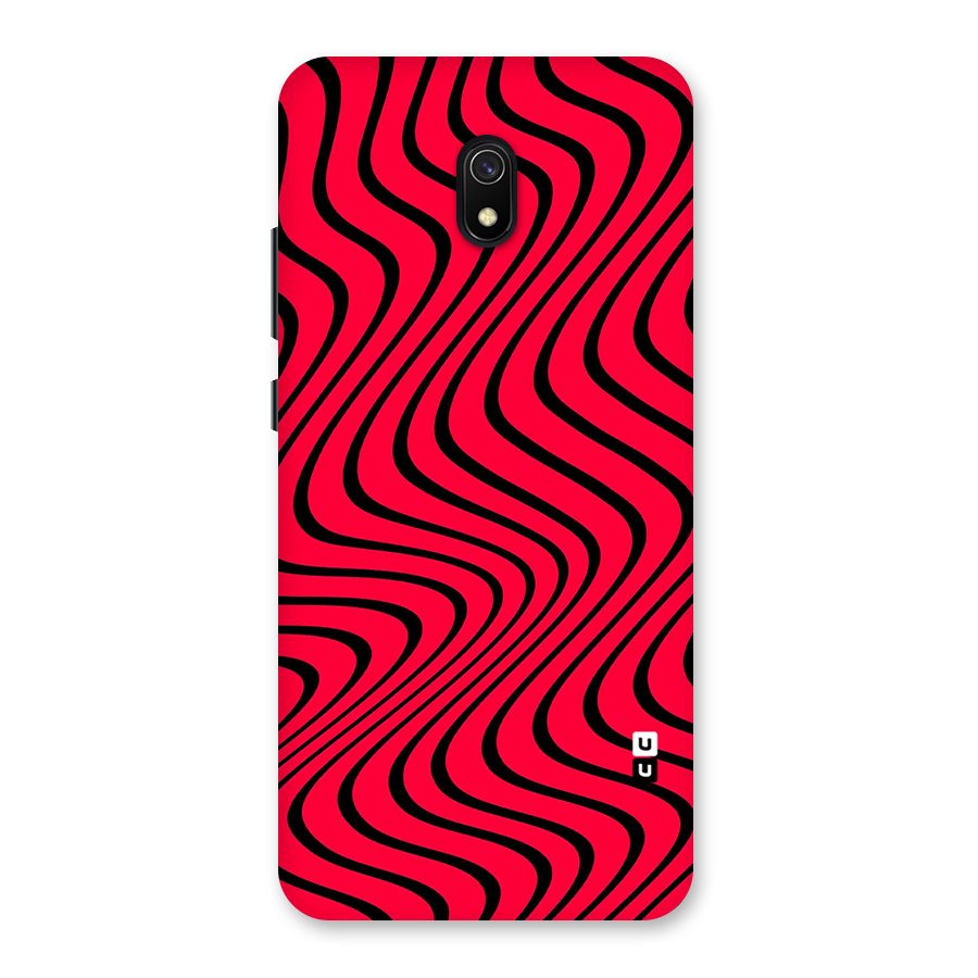 Waves Pattern Print Back Case for Redmi 8A