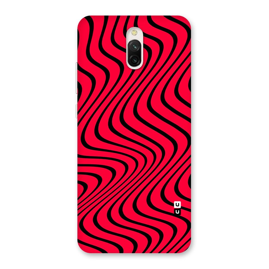 Waves Pattern Print Back Case for Redmi 8A Dual