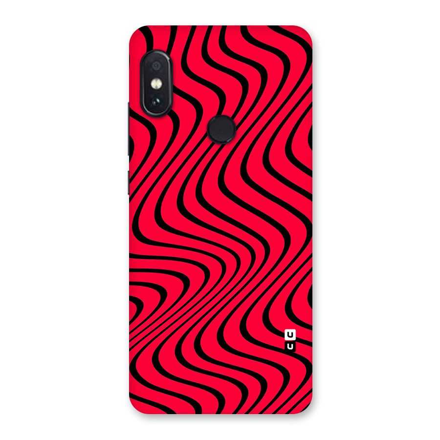 Waves Pattern Print Back Case for Redmi Note 5 Pro