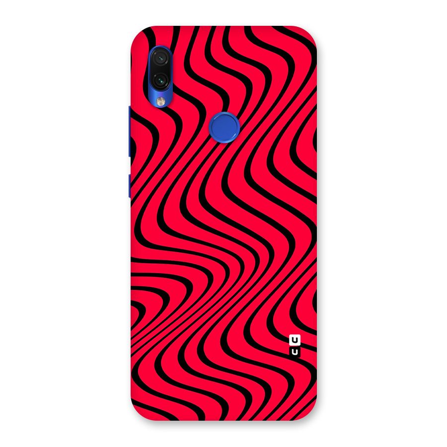 Waves Pattern Print Back Case for Redmi Note 7S