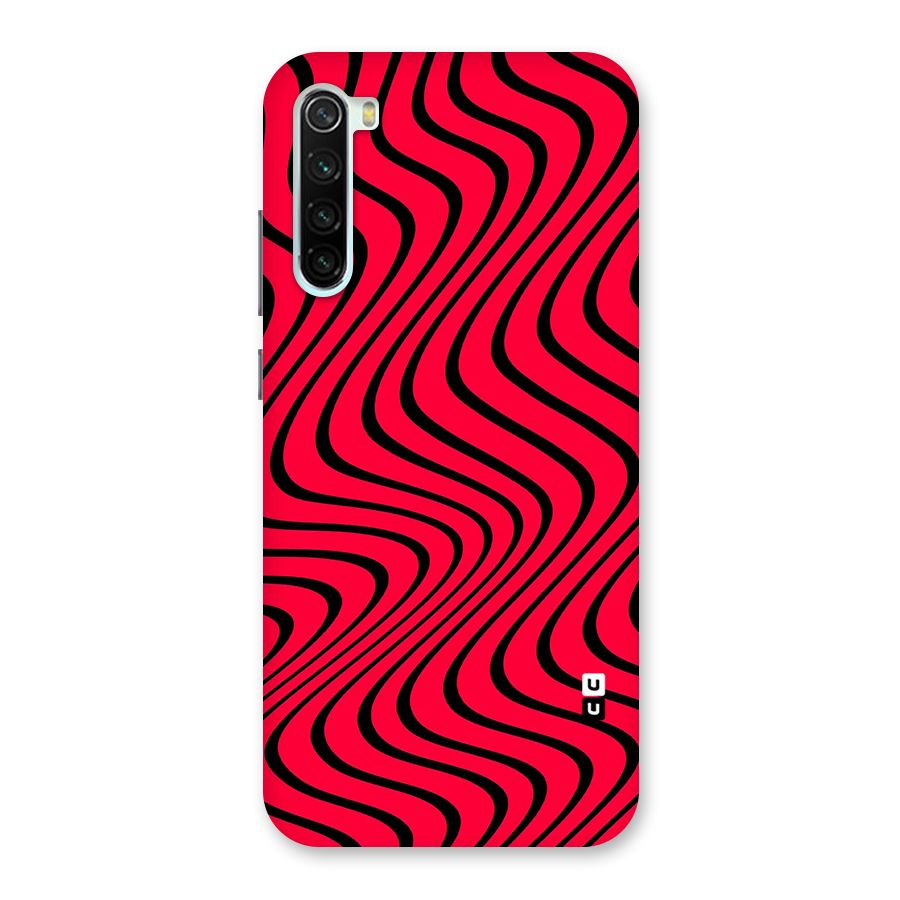 Waves Pattern Print Back Case for Redmi Note 8