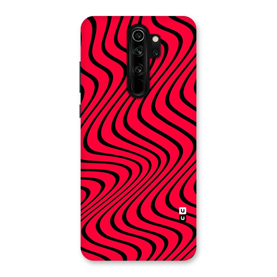 Waves Pattern Print Back Case for Redmi Note 8 Pro