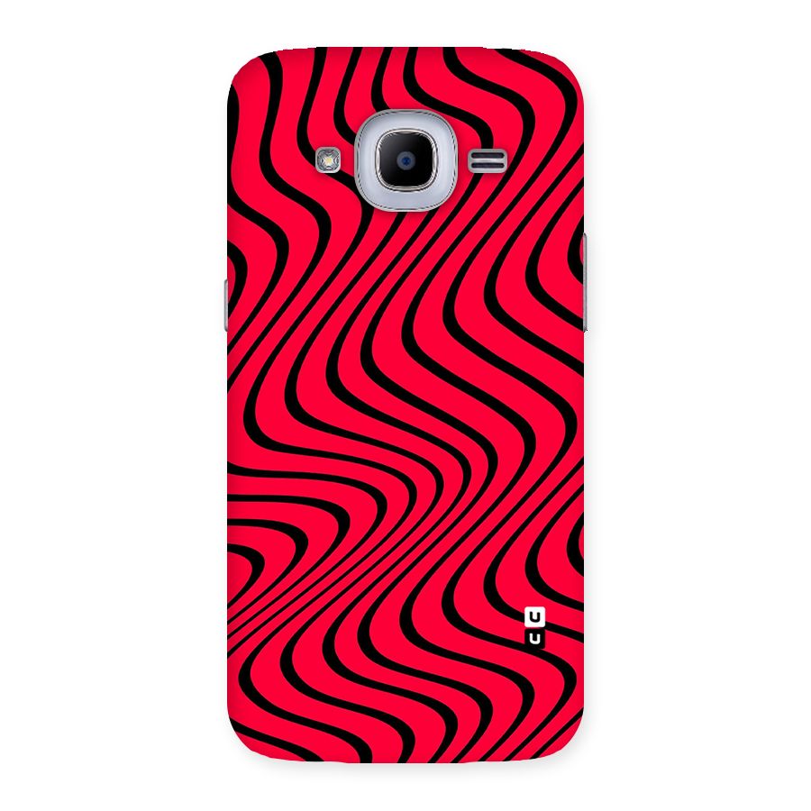 Waves Pattern Print Back Case for Samsung Galaxy J2 2016