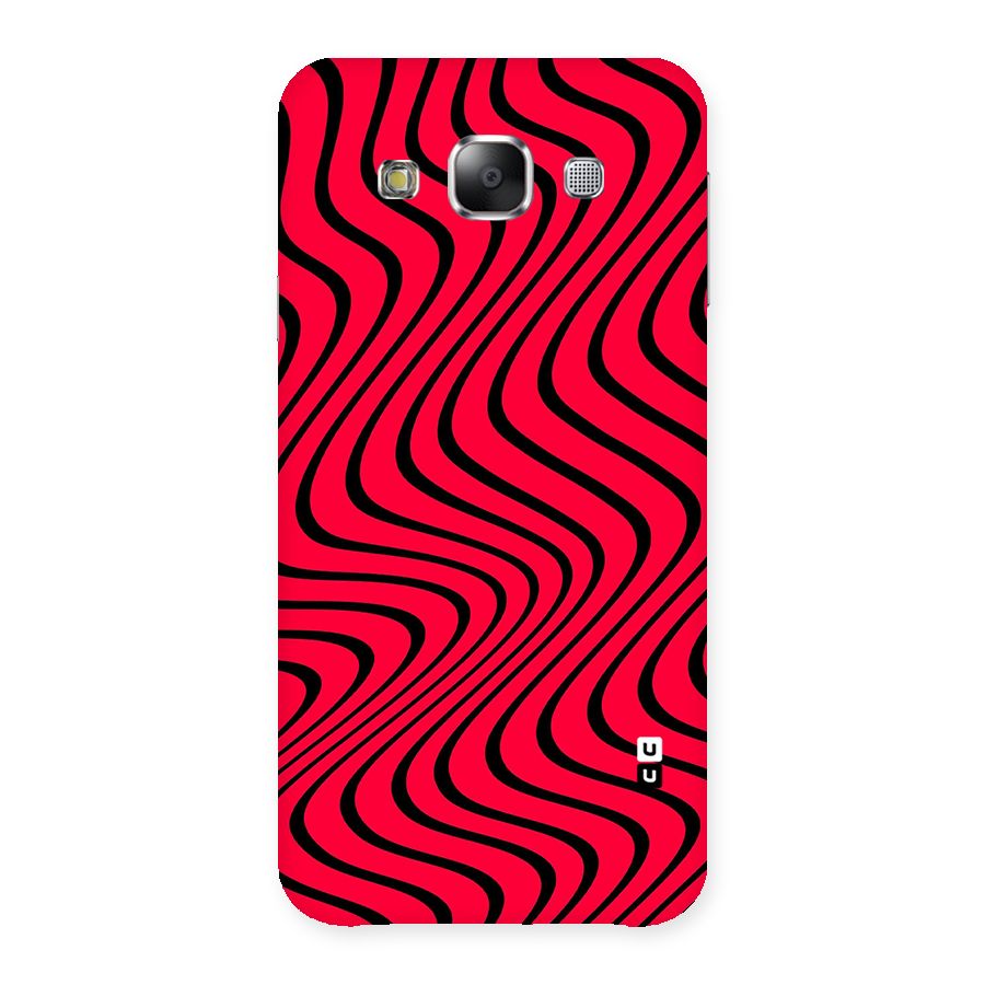 Waves Pattern Print Back Case for Samsung Galaxy E5