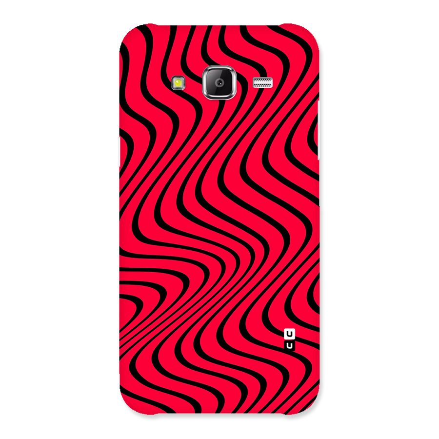 Waves Pattern Print Back Case for Samsung Galaxy J5