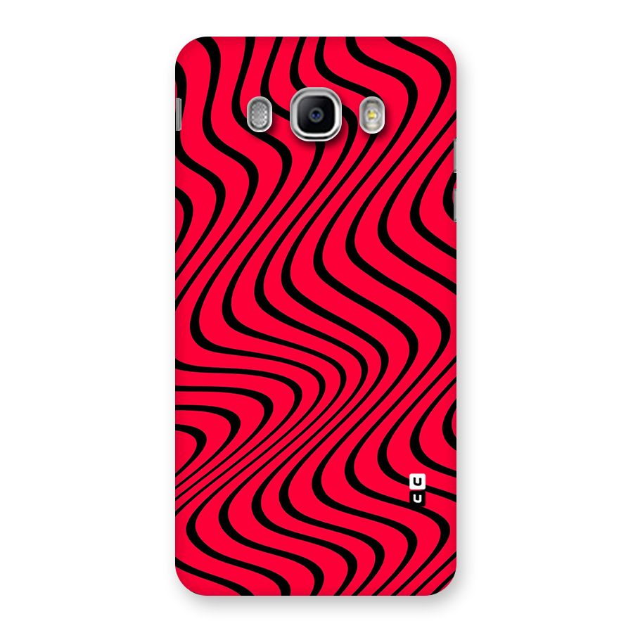 Waves Pattern Print Back Case for Samsung Galaxy J5 2016