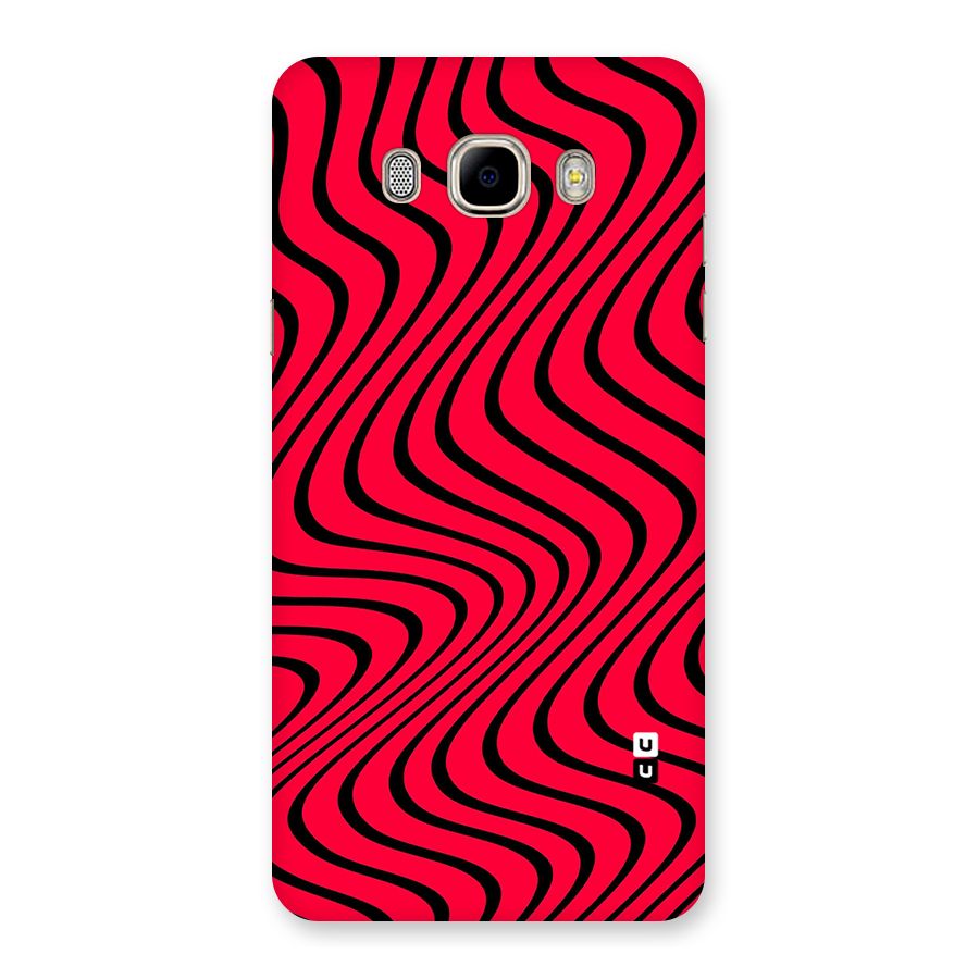 Waves Pattern Print Back Case for Samsung Galaxy J7 2016