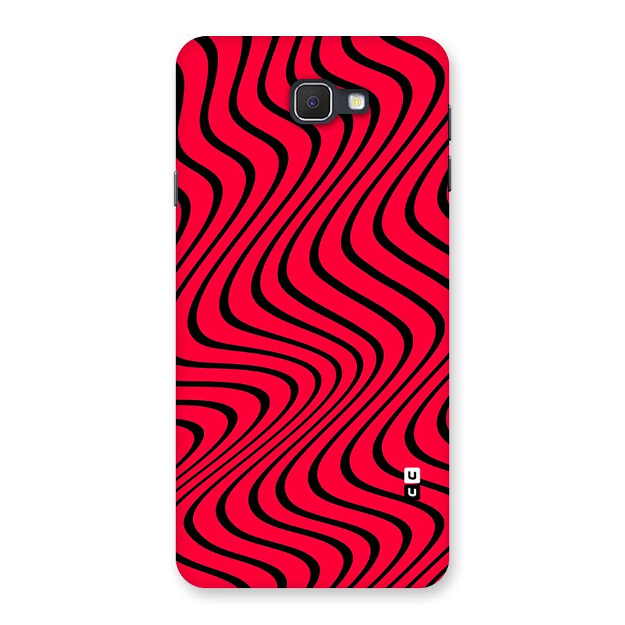 Waves Pattern Print Back Case for Samsung Galaxy J7 Prime
