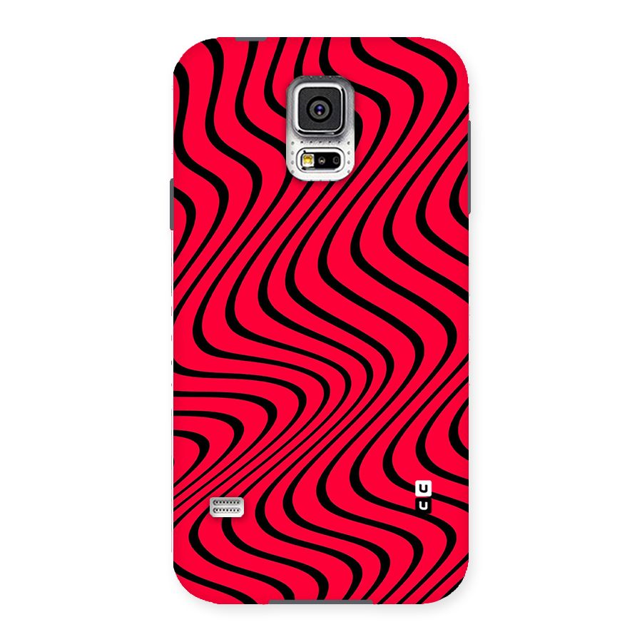 Waves Pattern Print Back Case for Samsung Galaxy S5