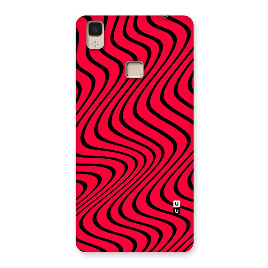 Waves Pattern Print Back Case for V3 Max