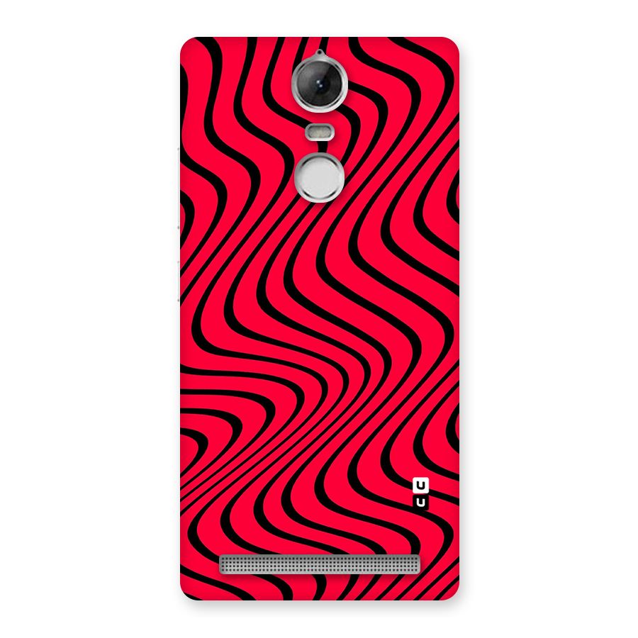 Waves Pattern Print Back Case for Vibe K5 Note