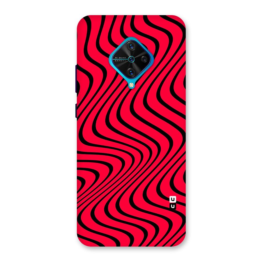 Waves Pattern Print Back Case for Vivo S1 Pro