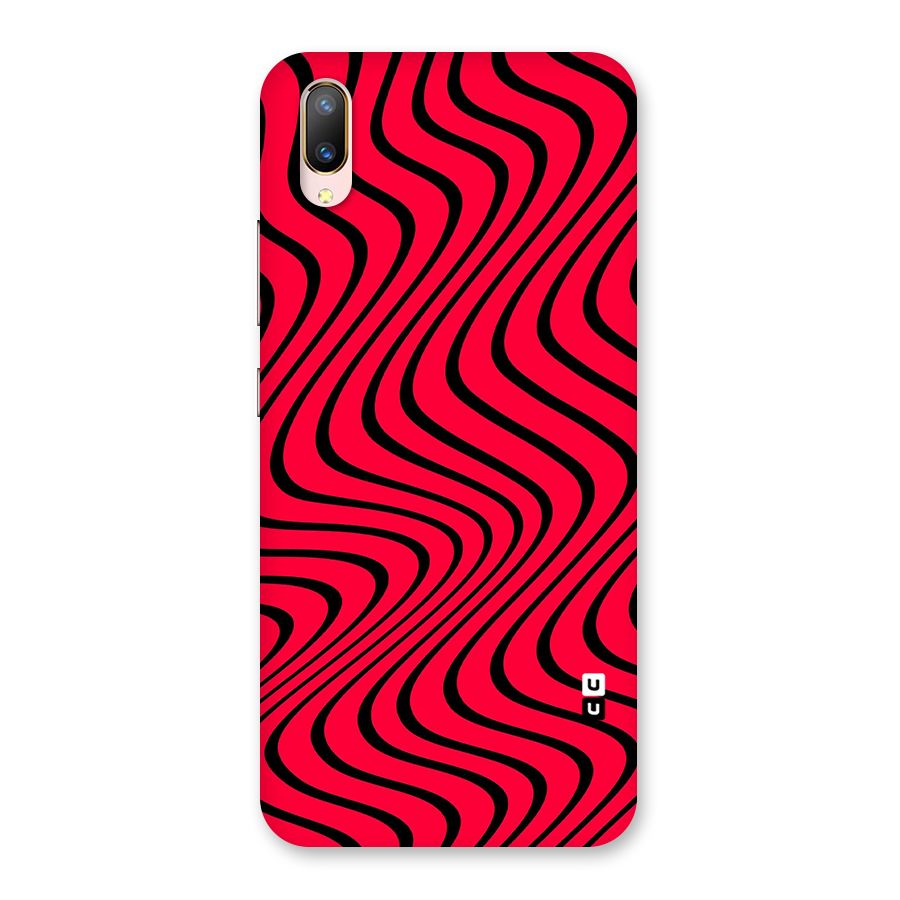 Waves Pattern Print Back Case for Vivo V11 Pro