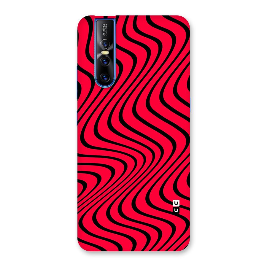 Waves Pattern Print Back Case for Vivo V15 Pro