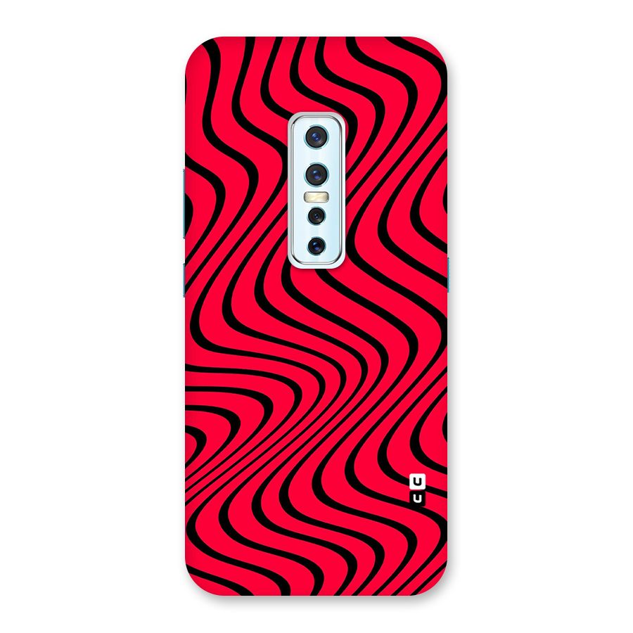 Waves Pattern Print Back Case for Vivo V17 Pro