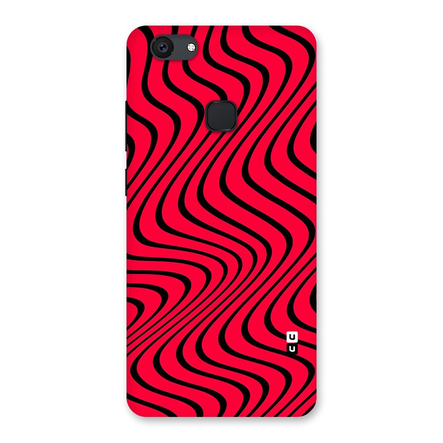 Waves Pattern Print Back Case for Vivo V7 Plus