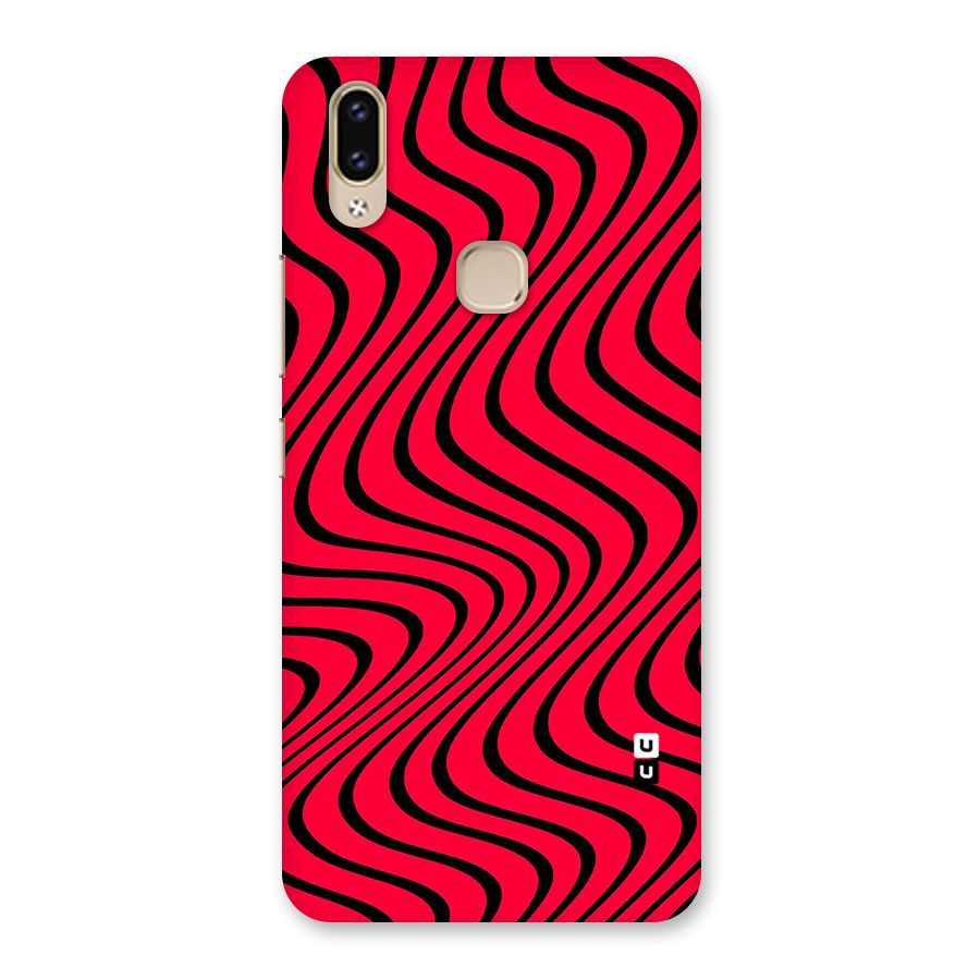 Waves Pattern Print Back Case for Vivo V9 Youth