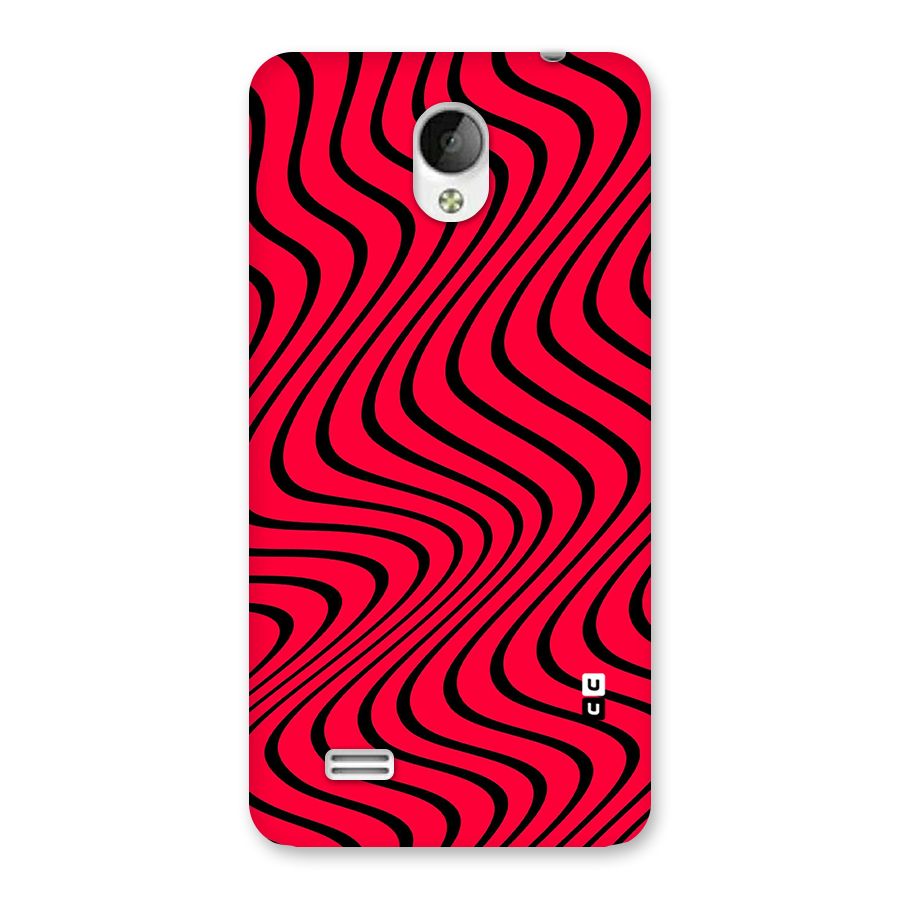 Waves Pattern Print Back Case for Vivo Y21