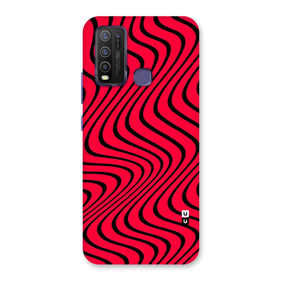 Waves Pattern Print Back Case for Vivo Y50