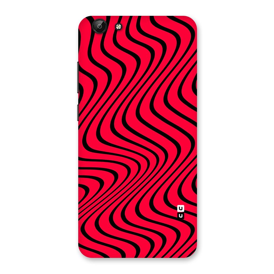 Waves Pattern Print Back Case for Vivo Y69