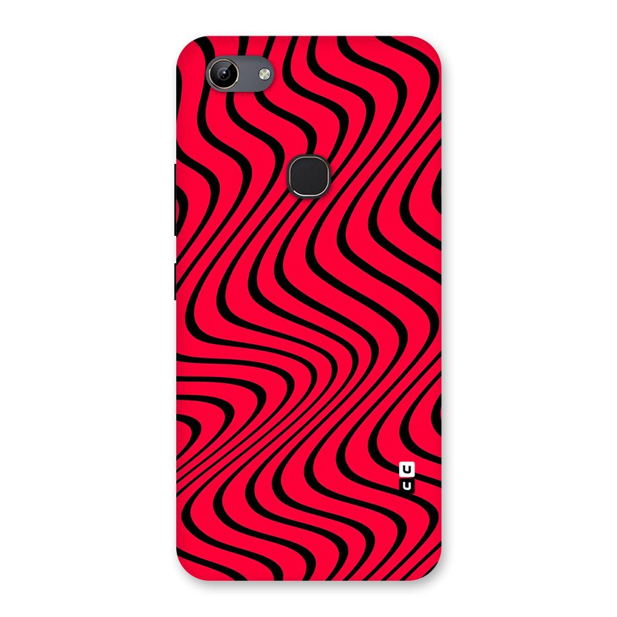 Waves Pattern Print Back Case for Vivo Y81