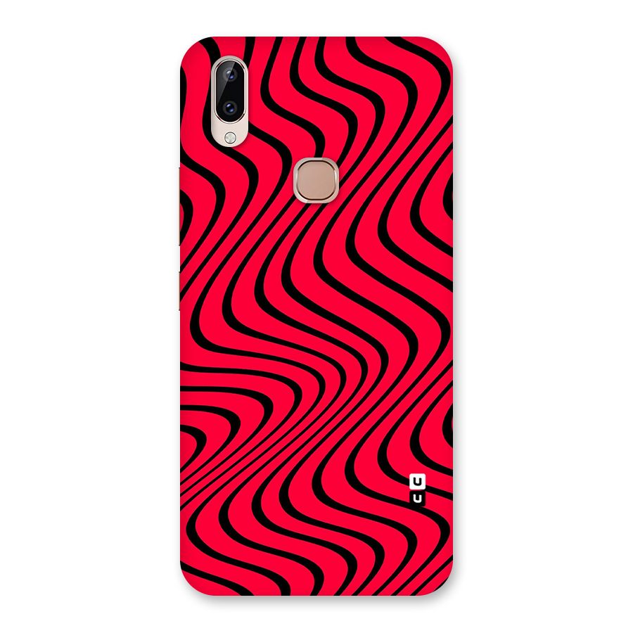 Waves Pattern Print Back Case for Vivo Y83 Pro