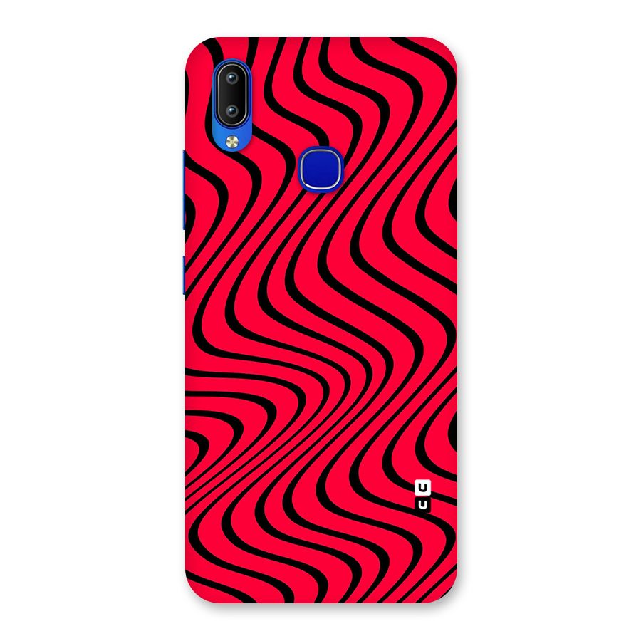 Waves Pattern Print Back Case for Vivo Y91