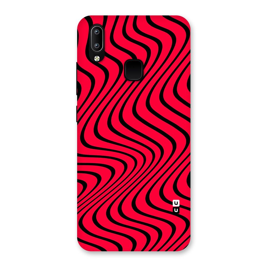 Waves Pattern Print Back Case for Vivo Y93