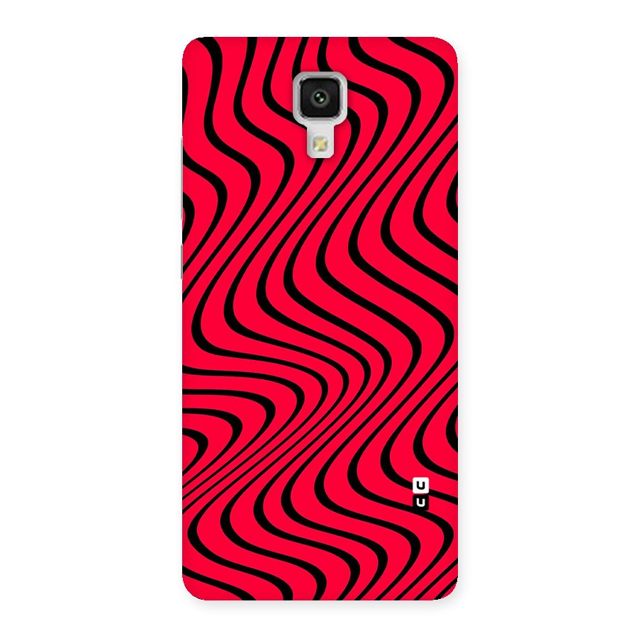 Waves Pattern Print Back Case for Xiaomi Mi 4
