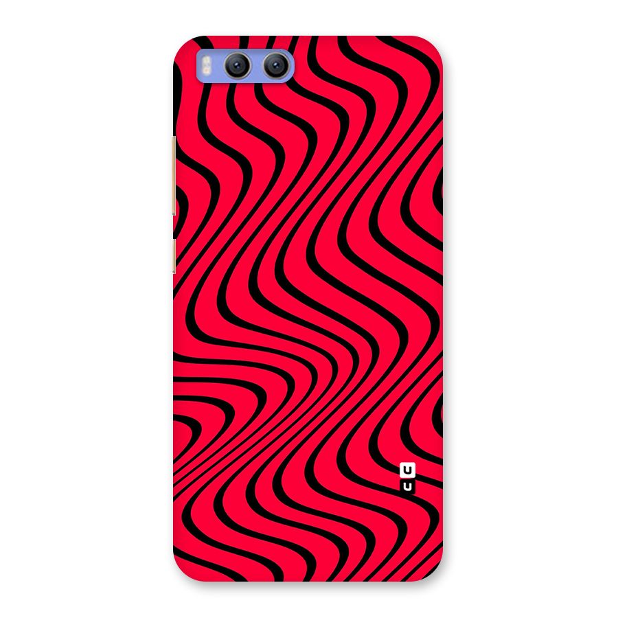 Waves Pattern Print Back Case for Xiaomi Mi 6