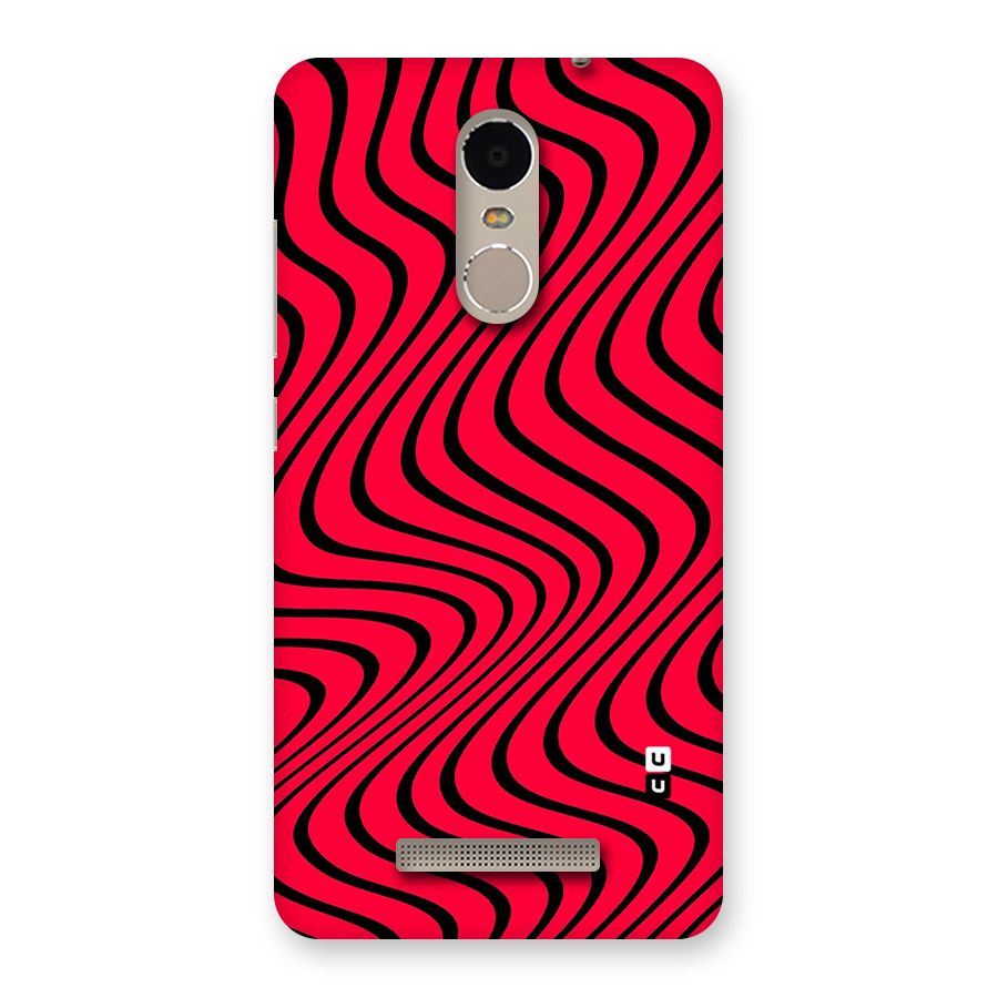 Waves Pattern Print Back Case for Xiaomi Redmi Note 3
