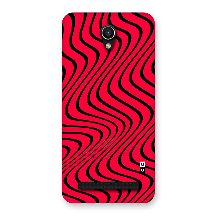 Waves Pattern Print Back Case for Zenfone Go