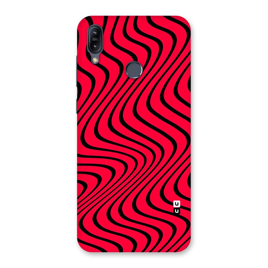 Waves Pattern Print Back Case for Zenfone Max M2
