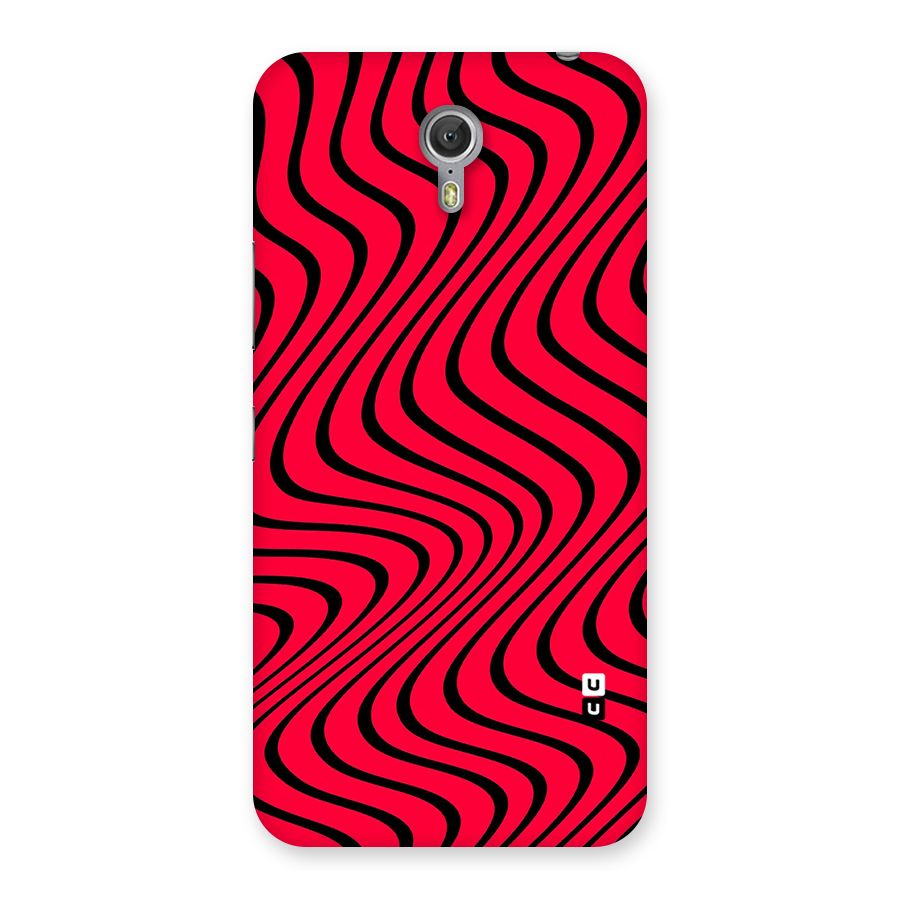 Waves Pattern Print Back Case for Zuk Z1