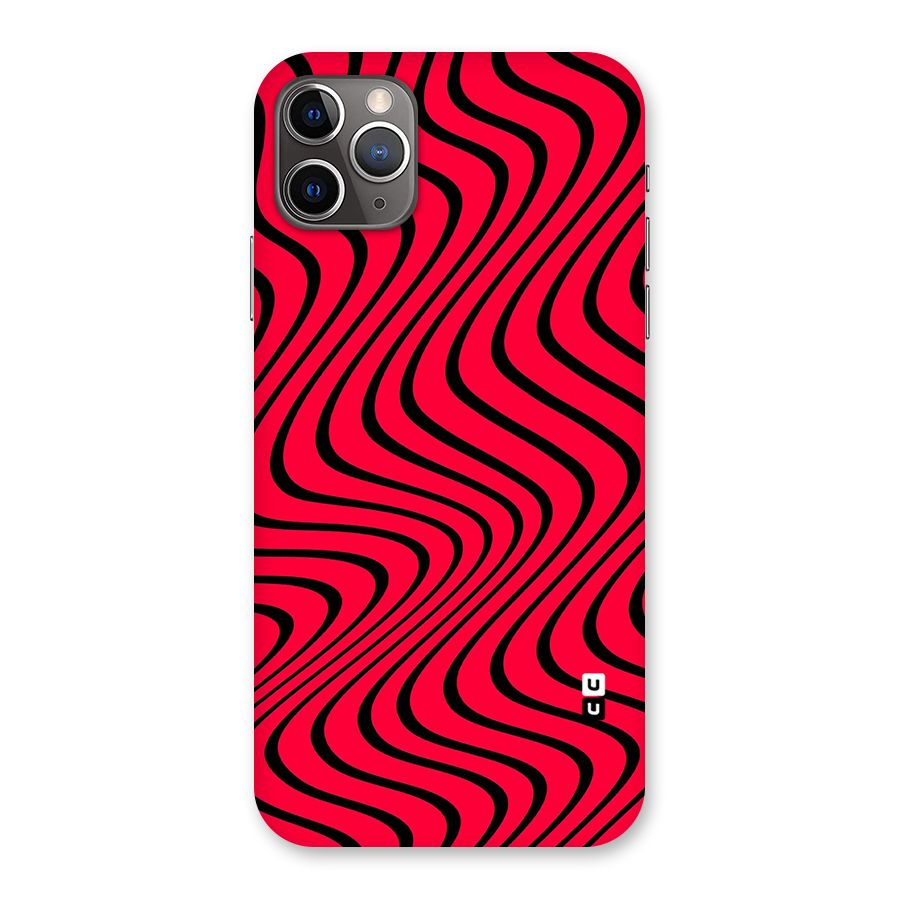 Waves Pattern Print Back Case for iPhone 11 Pro Max